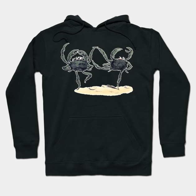 Crabs dancing ballet Hoodie by Marccelus